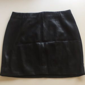 Hollister Faux Leather Skirt